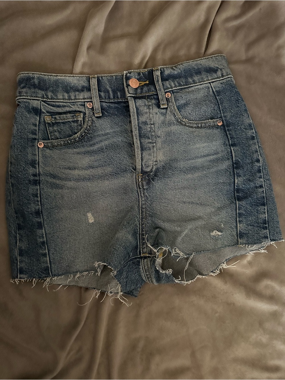 Express Denim Cutoff Shorts